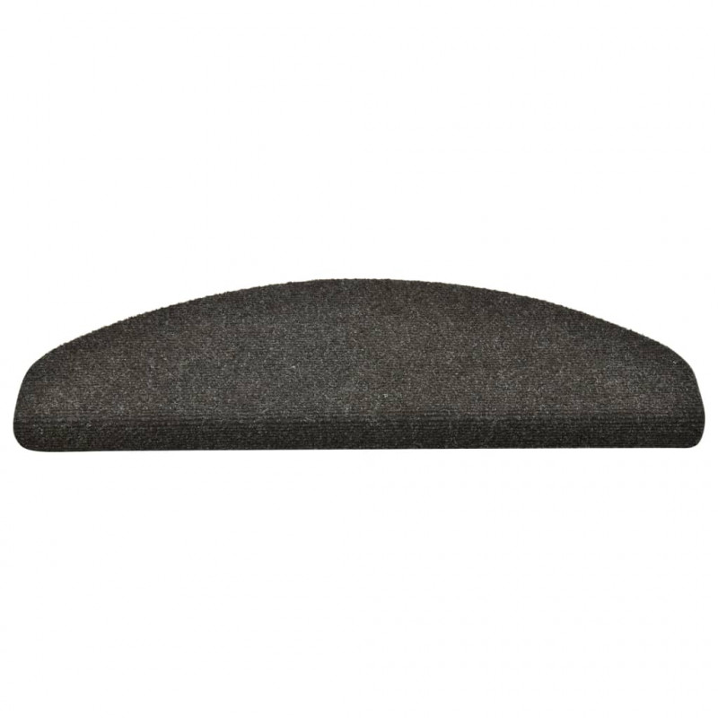 Samoprzylepne nakładki na schody, 15 szt, antracyt, 65x21x4cm