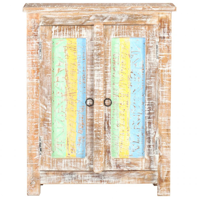Szafka, 61x35x76 cm, surowe drewno akacjowe