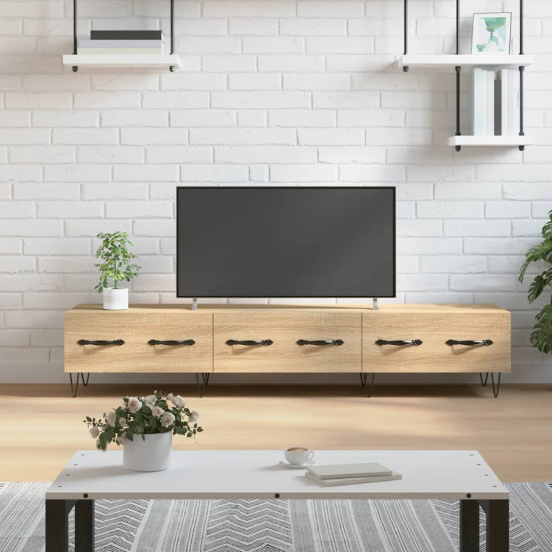 Szafka pod telewizor, dąb sonoma, 150x36x30 cm