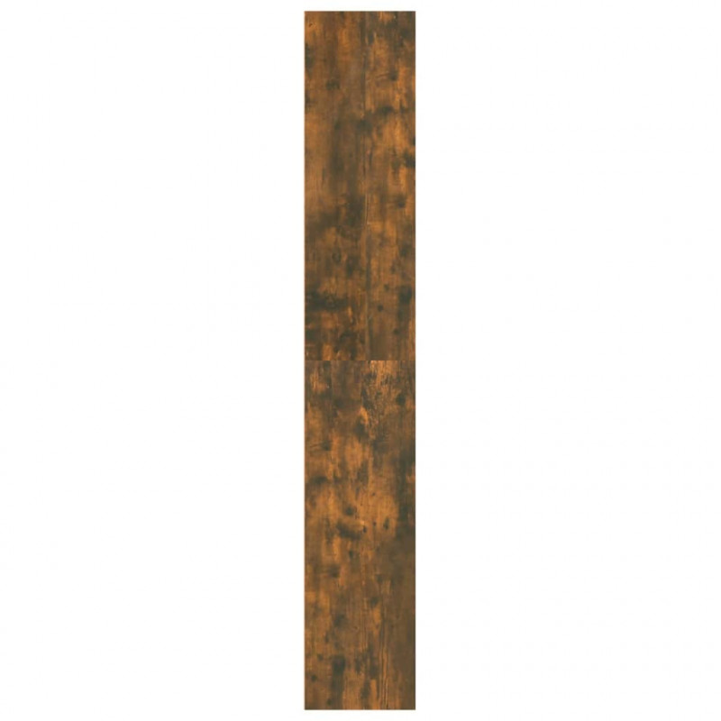 Regał na książki z 5 półkami, przydymiony dąb, 60x30x189 cm