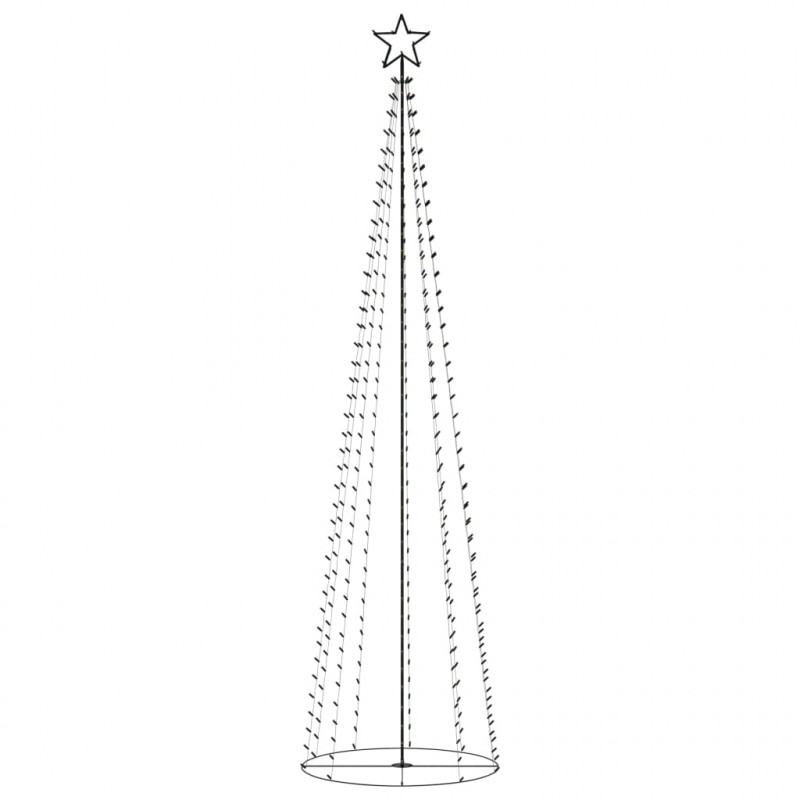 Ozdoba świąteczna w kształcie choinki, 400 LED, 100x360 cm