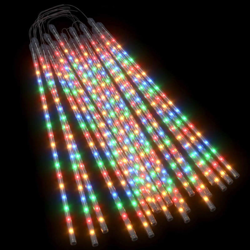 Lampki meteory, 20 szt., 50 cm, 720 kolorowych LED, wewn./zewn.