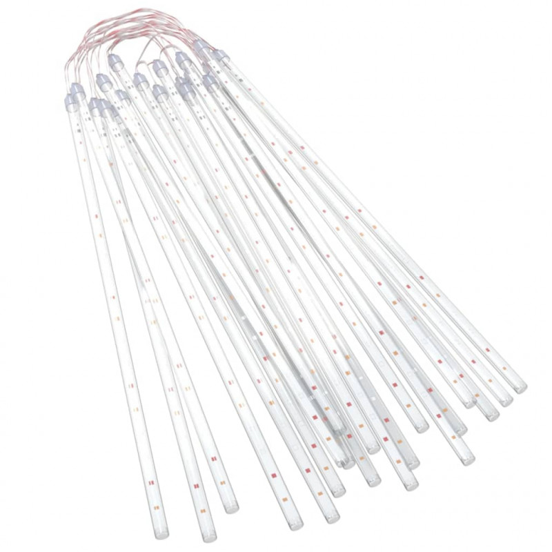 Lampki meteory, 20 szt., 50 cm, 720 kolorowych LED, wewn./zewn.