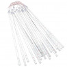 Lampki meteory, 20 szt., 50 cm, 720 kolorowych LED, wewn./zewn.