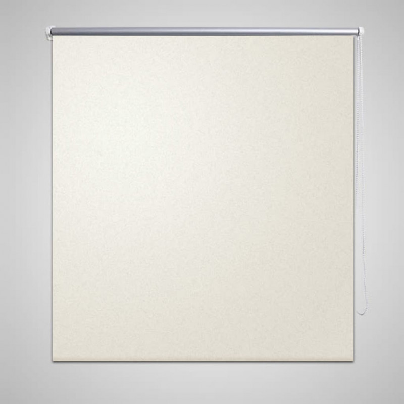 Roleta okienna zaciemniająca ciemna biel 120 x 175 cm