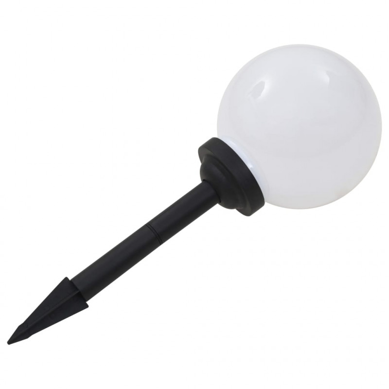 Kuliste lampy solarne na zewnątrz, 3 szt., LED, 20 cm, RGB