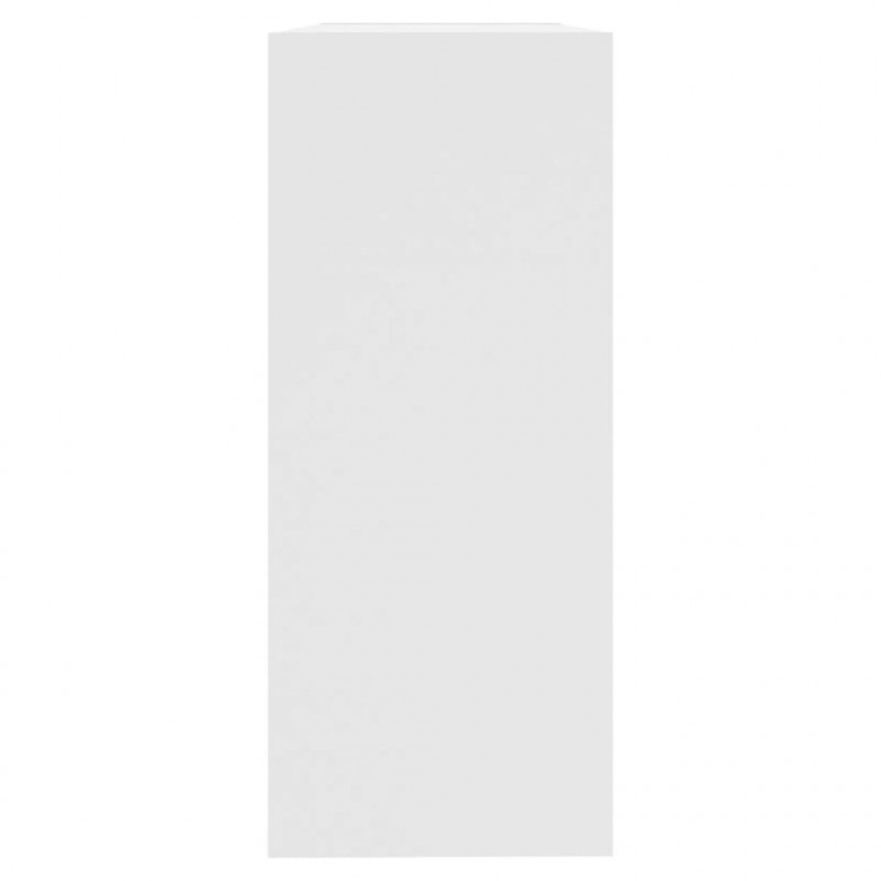 Regał na książki/przegroda, biały, 100x30x72 cm