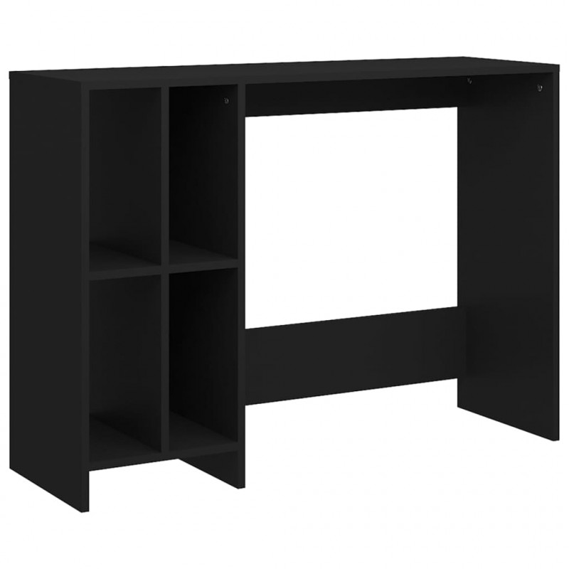 Biurko pod laptopa, czarne, 102,5x35x75 cm