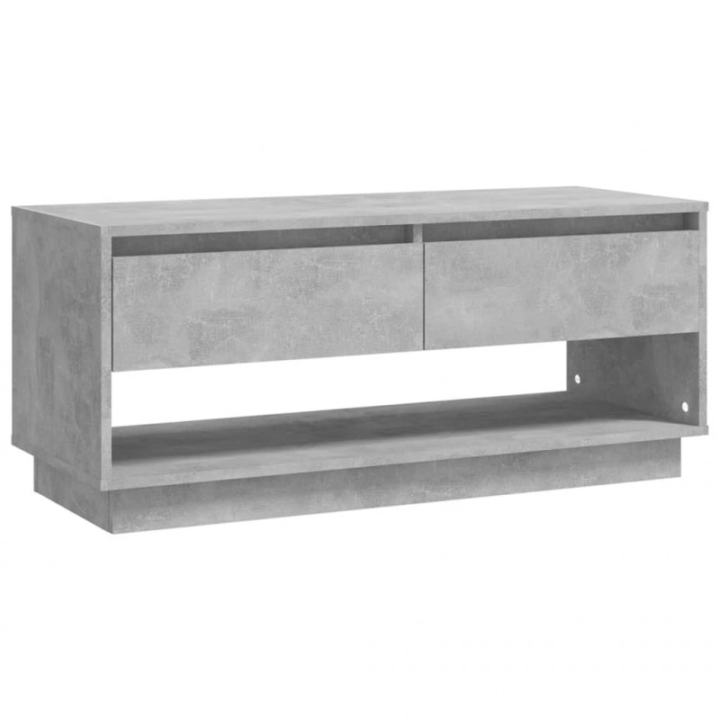 Szafka pod TV, szarość betonu, 102x41x44 cm