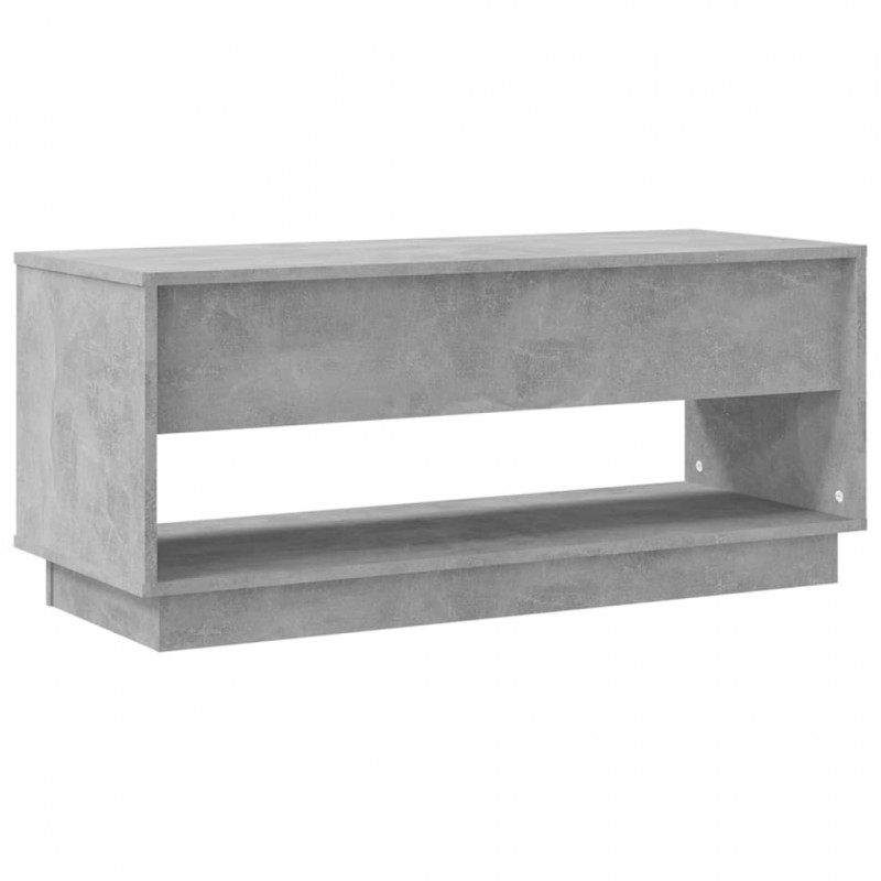 Szafka pod TV, szarość betonu, 102x41x44 cm