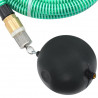 Wąż ssący z mosiężnymi złączami, zielony, 1,1" 10 m, PVC