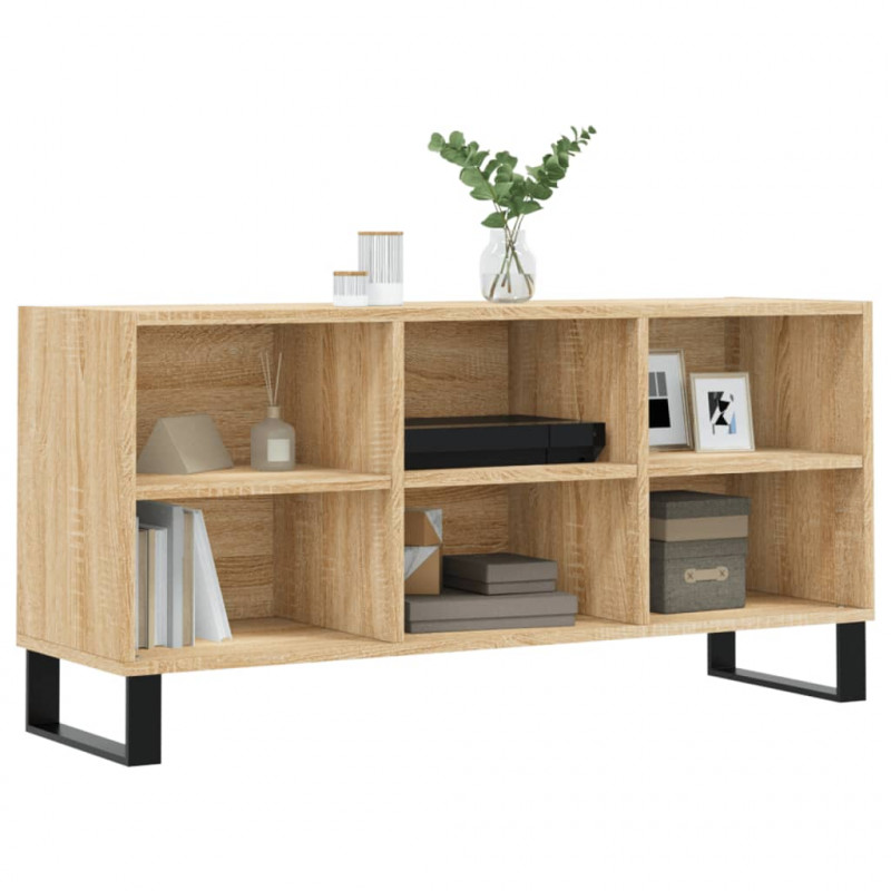 Szafka pod TV, dąb sonoma, 103,5x30x50 cm