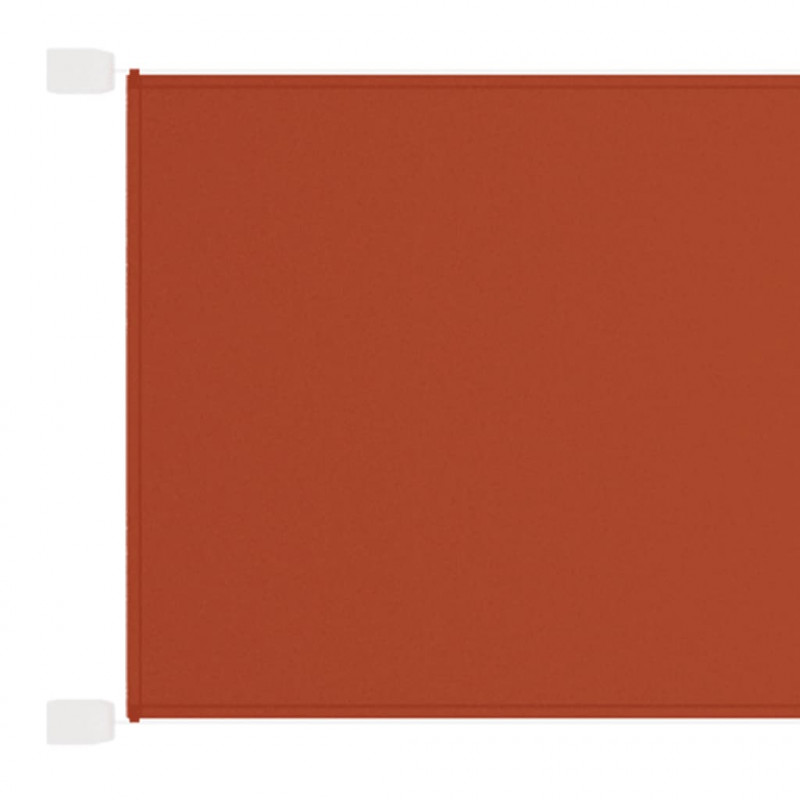 Markiza pionowa, terakota, 140x600 cm, tkanina Oxford
