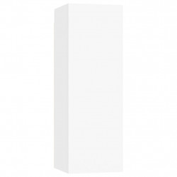 Szafka TV, biała, 30,5x30x90 cm, materiał drewnopochodny