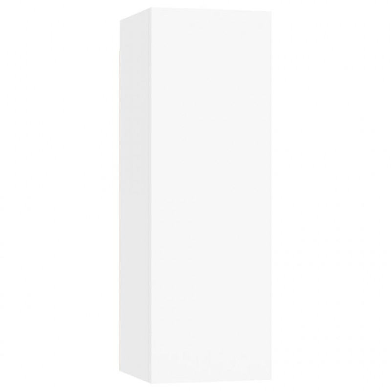 Szafka TV, biała, 30,5x30x90 cm, materiał drewnopochodny