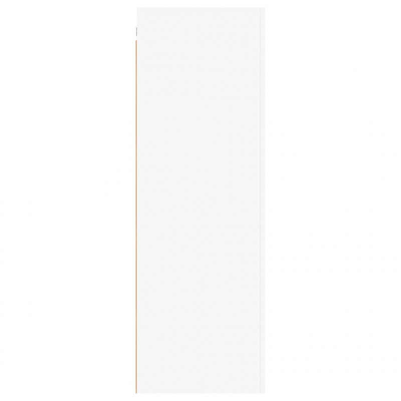 Szafka TV, biała, 30,5x30x90 cm, materiał drewnopochodny