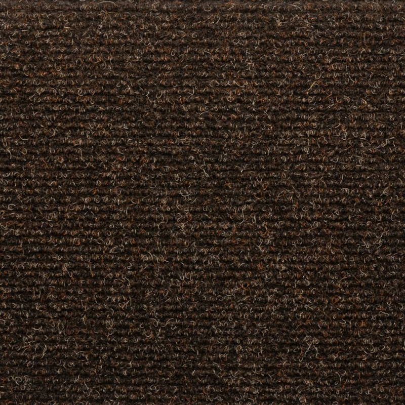 Samoprzylepne nakładki na schody, 5 szt., brązowe, 65x21x4 cm