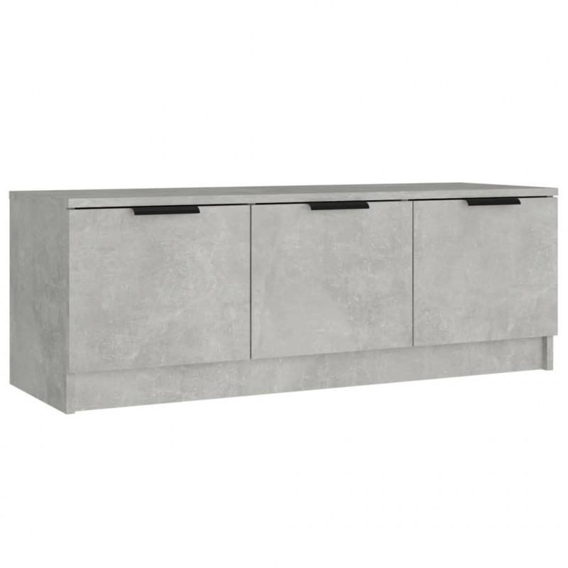 Szafka pod telewizor, szarość betonu, 102x35x36,5 cm