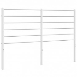 Metalowe wezgłowie, białe, 140 cm