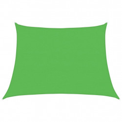 Żagiel przeciwsłoneczny, 160 g/m², jasnozielony, 4/5x3 m, HDPE