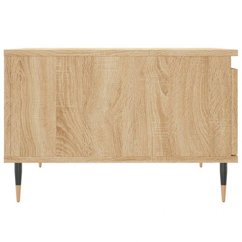Stolik kawowy, dąb sonoma 55x55x36,5 cm materiał drewnopochodny
