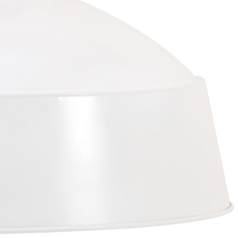 Industrialna lampa wisząca, 42 cm, biała, E27