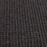 Dywanik, naturalny sizal, 80x300 cm, czarny
