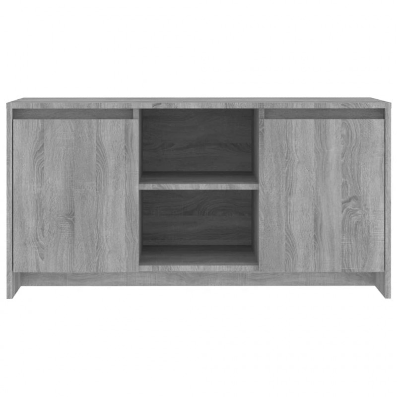 Szafka pod TV, szary dąb sonoma, 102x37,5x52,5 cm