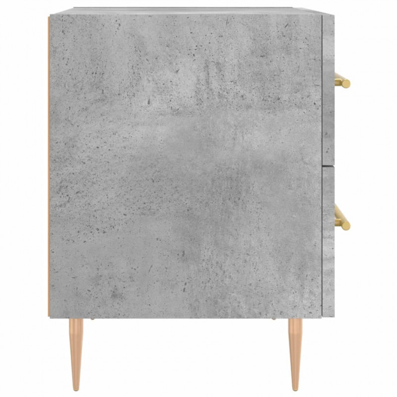 Szafka nocna, szarość betonu, 40x35x47,5 cm