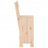 Stołki barowe, 2 szt., 40x48,5x115,5 cm, lite drewno sosnowe