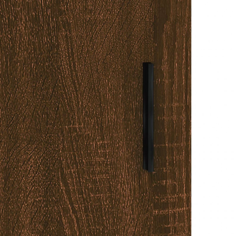Szafka wisząca, brązowy dąb, 69,5x34x90 cm