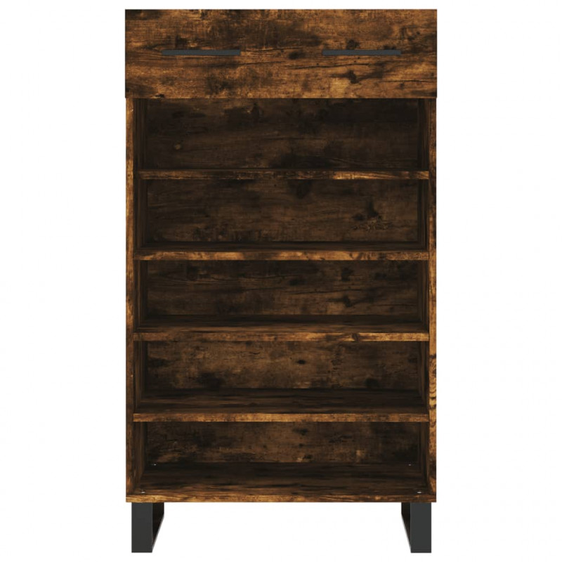 Szafka na buty, przydymiony dąb, 60x35x105 cm