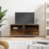 Szafka pod TV, przydymiony dąb, 100x34,5x44,5 cm