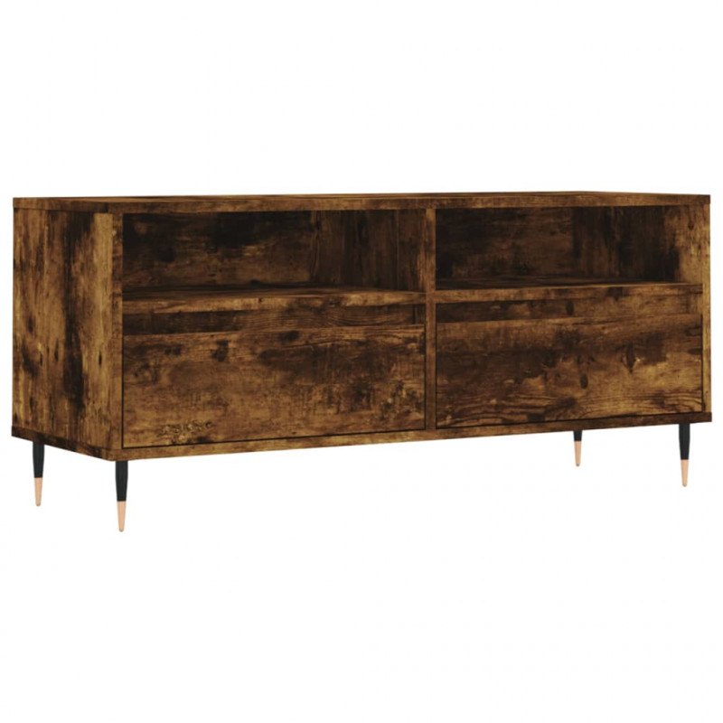 Szafka pod TV, przydymiony dąb, 100x34,5x44,5 cm