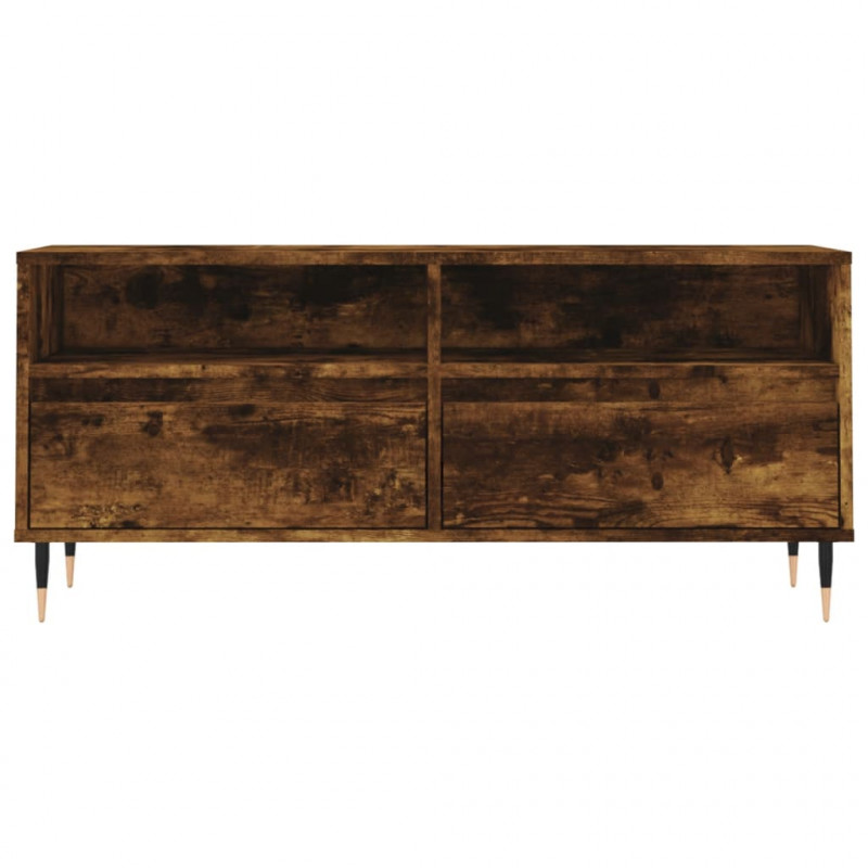 Szafka pod TV, przydymiony dąb, 100x34,5x44,5 cm