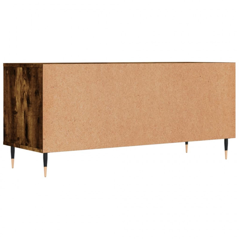 Szafka pod TV, przydymiony dąb, 100x34,5x44,5 cm
