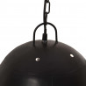 Industrialna lampa wisząca, 25 W, czarna, okrągła, 42 cm, E27