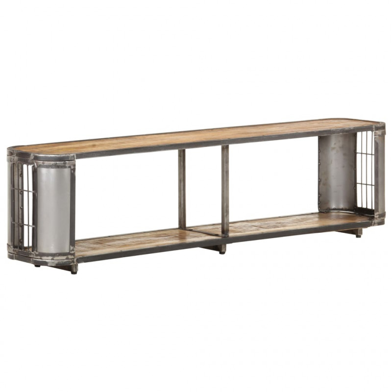 Szafka pod TV, 150 x 30 x 40 cm, lite drewno mango