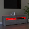 Szafka pod TV z LED, szary dąb sonoma, 120x35x40 cm
