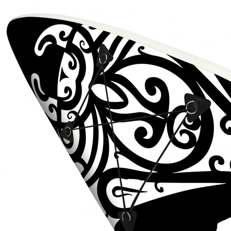 Nadmuchiwana deska SUP z zestawem, 320x76x15 cm, czarna