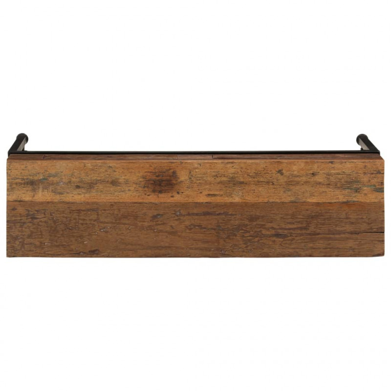 Szafka pod telewizor, 110x30x46 cm, lite drewno z odzysku