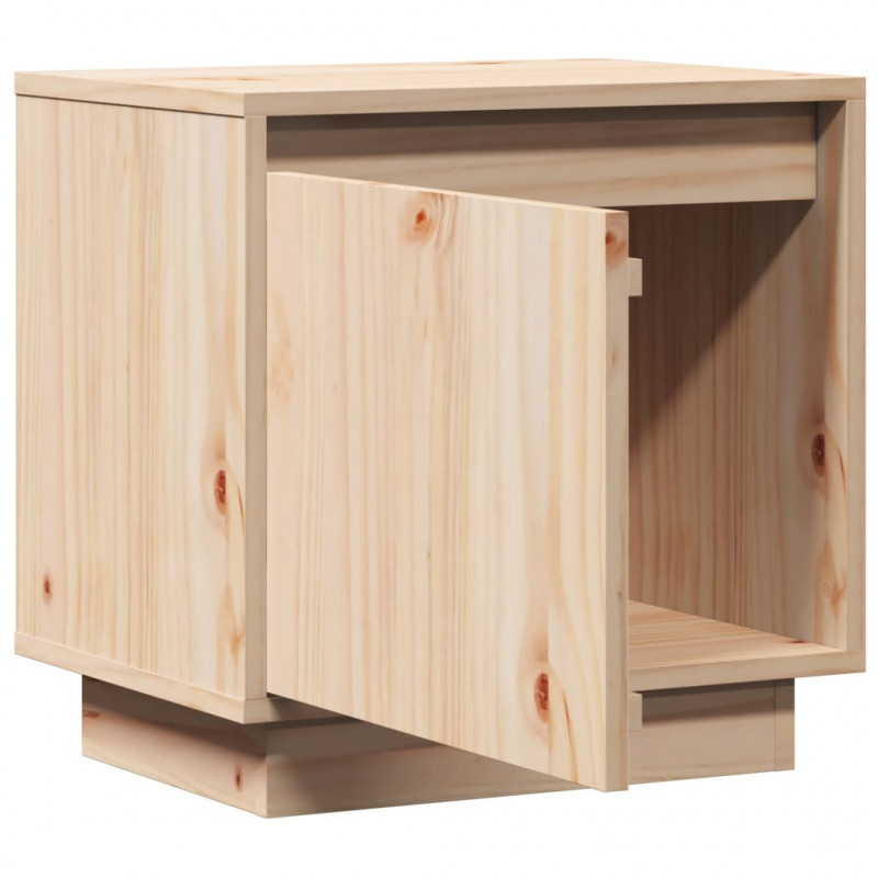 Szafki nocne, 2 szt., 40x30x40 cm, lite drewno sosnowe