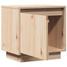 Szafki nocne, 2 szt., 40x30x40 cm, lite drewno sosnowe