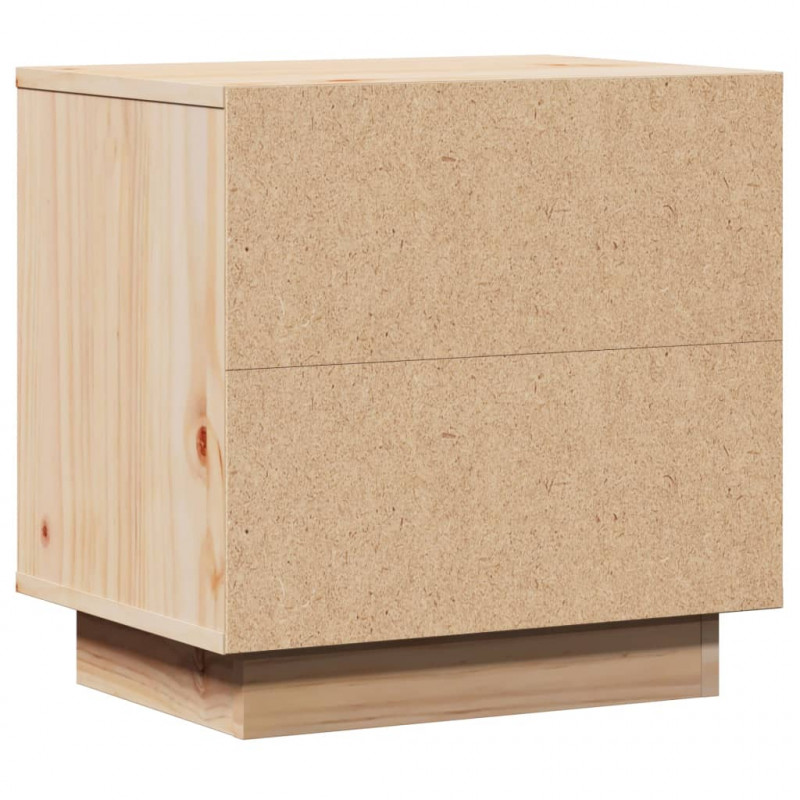 Szafki nocne, 2 szt., 40x30x40 cm, lite drewno sosnowe