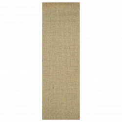 Dywanik, naturalny sizal, 80x250 cm, zielony