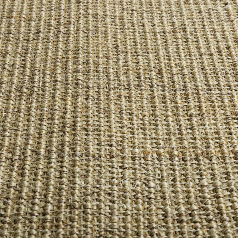 Dywanik, naturalny sizal, 80x250 cm, zielony