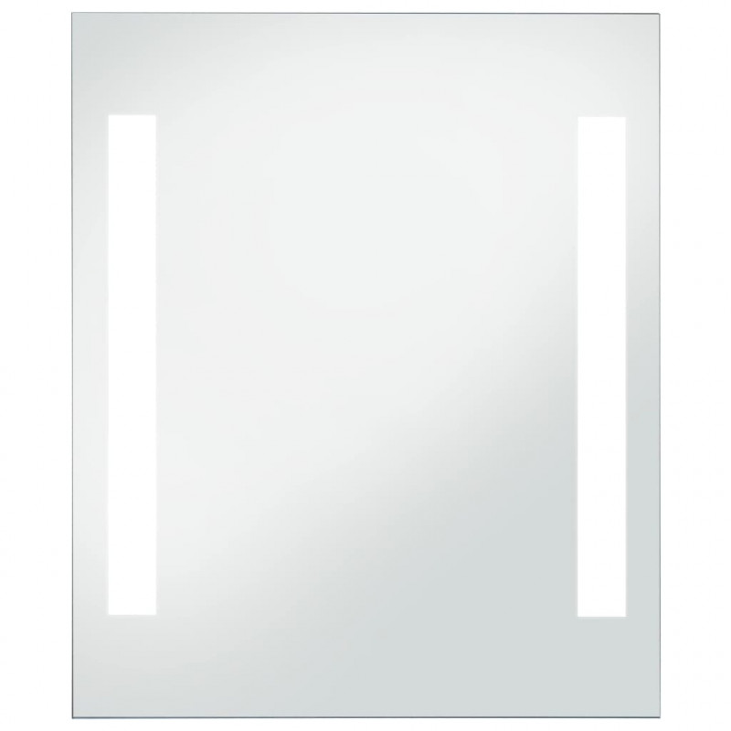 Ścienne lustro łazienkowe z LED, 50 x 60 cm