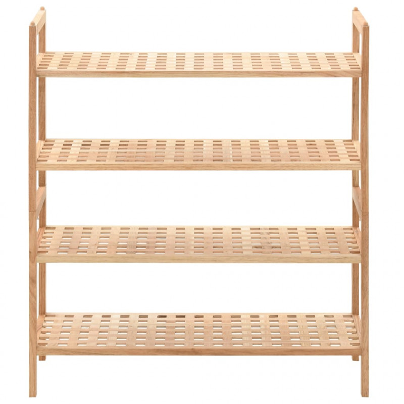 Półka na buty z drewna orzecha włoskiego, 69 x 26 x 81 cm