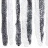 Zasłona przeciwko owadom, szaro-biała, 56x200 cm, szenil