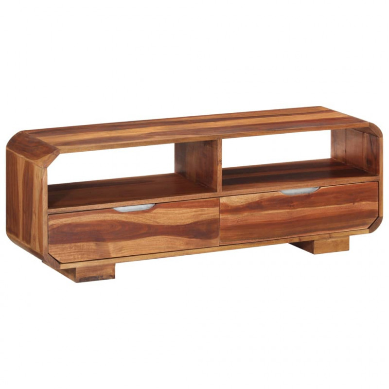 Szafka pod TV, 110x30x40 cm, lite drewno akacjowe